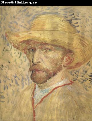 Vincent Van Gogh Self-Portrait with Straw Hat (nn04)